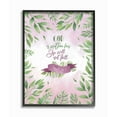 thumbnail image 1 of The Stupell Home Decor God Is Within Her Pink and Green Leaves Watercolor, 1 of 2