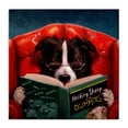 thumbnail image 1 of The Stupell Home Decor Herding Sheep Dog Reading for Dummies Funny Canvas Wall Art Design By Lucia Heffernan, 1 of 5
