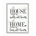 thumbnail image 1 of The Stupell Home Decor Home Loves And Dreams Gray Framed Texturized Art, 1 of 2