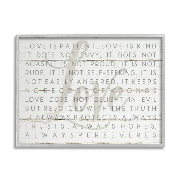 Love Is Patient Wall Art