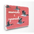 thumbnail image 1 of The Stupell Home Decor Onwards and Upwards Red Hand Drawn Geese Flying Illustration, 1 of 4