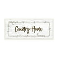 thumbnail image 1 of The Stupell Home Decor Rustic Black and White Wood Look Country Home Sign, 1 of 5
