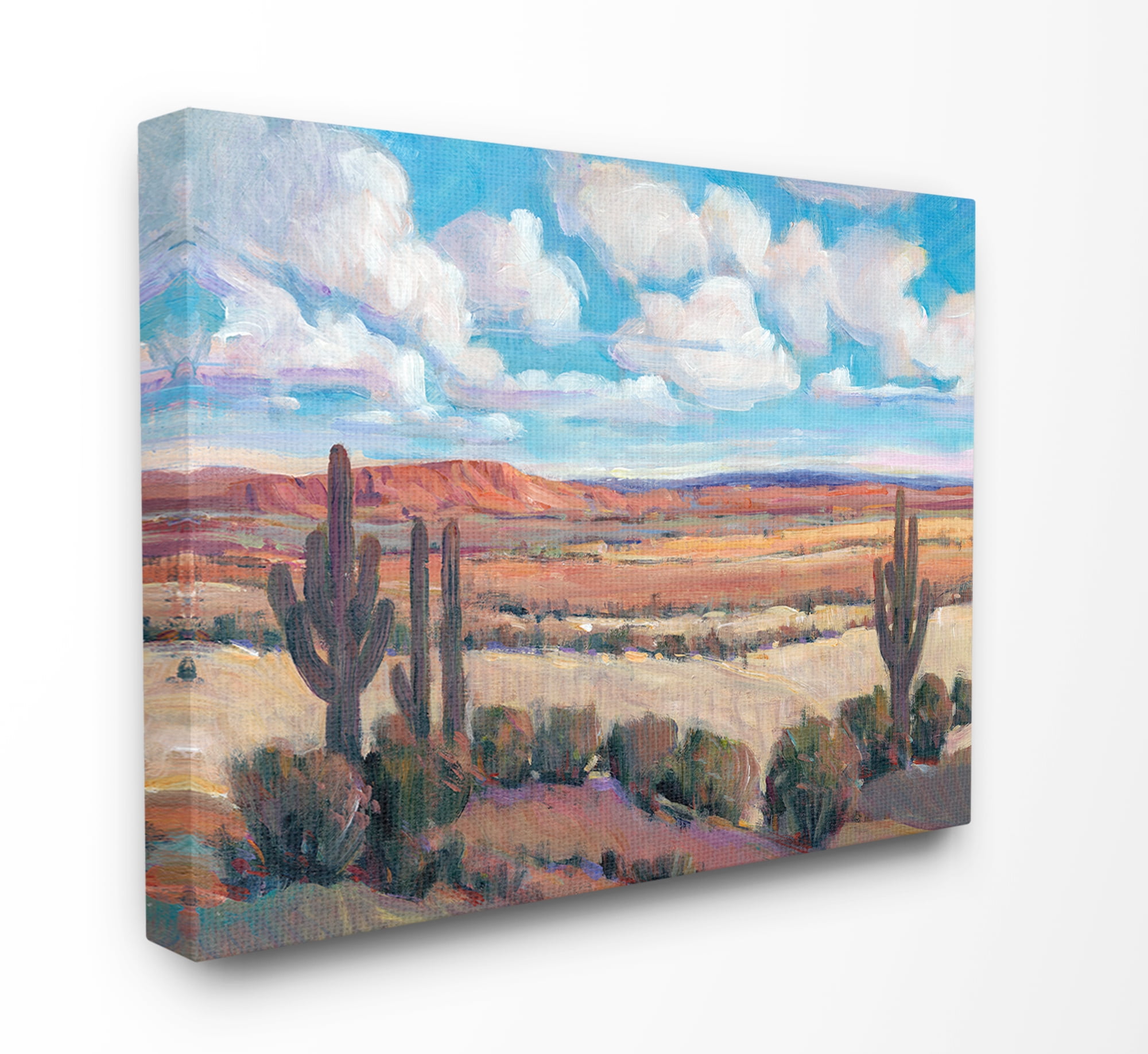 The Stupell Home Decor Savannah Desert Colorful Painterly Landscape Canvas Wall Art