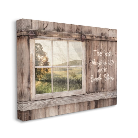 The Stupell Home Decor Simple Things Rustic Barn Window Distressed Photograph