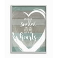 thumbnail image 1 of The Stupell Home Decor Smallest Things Most Room In Heart Planked Gray Framed Texturized Art, 1 of 2