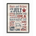 thumbnail image 1 of The Stupell Home Decor Stars and Stripes Typography Rustic Planked Look Sign, 1 of 3