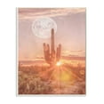 thumbnail image 1 of The Stupell Home Decor Sunset Moonrise Southwestern Peach Tinted Photograph, 1 of 2