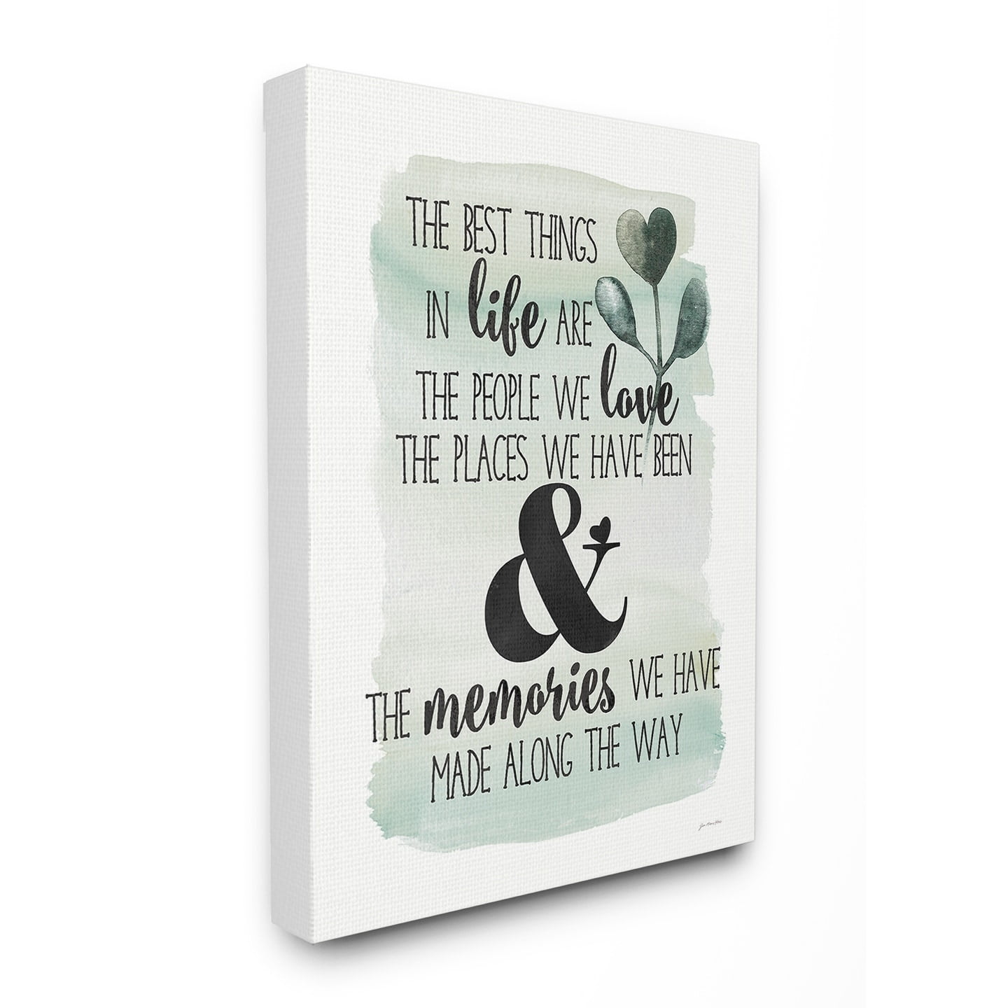 The Stupell Home Decor The Best Things in Life Typography Blue ...