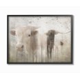 thumbnail image 1 of The Stupell Home Decor Washed Out Distressed Surface Rustic Cow Pasture Framed Texturized Art, 1 of 2