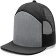 thumbnail image 1 of The Stylish Hat Pros | Adjustable Snapback Richardson 168 Hi- 7 Panel Trucker Mesh Back Hat | One Size Fits Most, 1 of 5