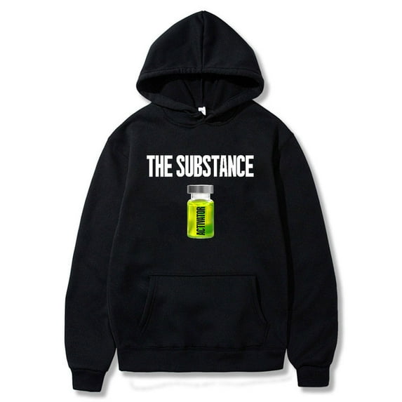 The Substance 2024 Horror Movie Hoodie Long Sleeve Streetwear Women Men Hooded Sweatshirt