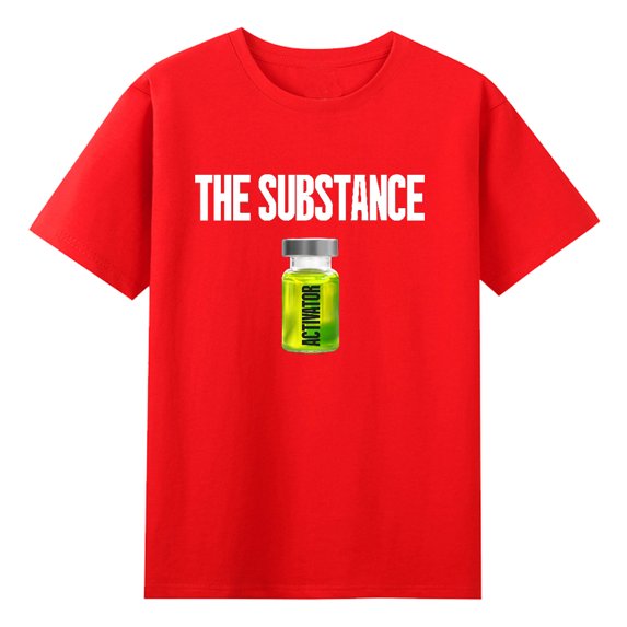 The Substance 2024 Horror Movie T-shirt Short Sleeve Cotton Tee Women Men Streetwear Tops