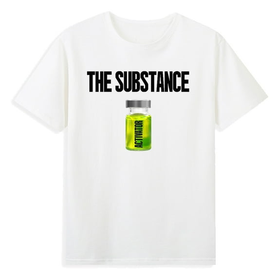 The Substance 2024 Horror Movie T-shirt Short Sleeve Cotton Tee Women Men Streetwear Tops