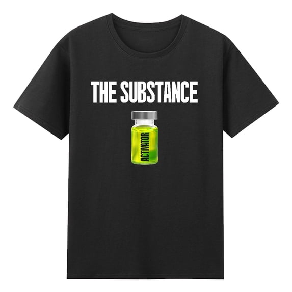 The Substance 2024 Horror Movie T-shirt Short Sleeve Cotton Tee Women Men Streetwear Tops