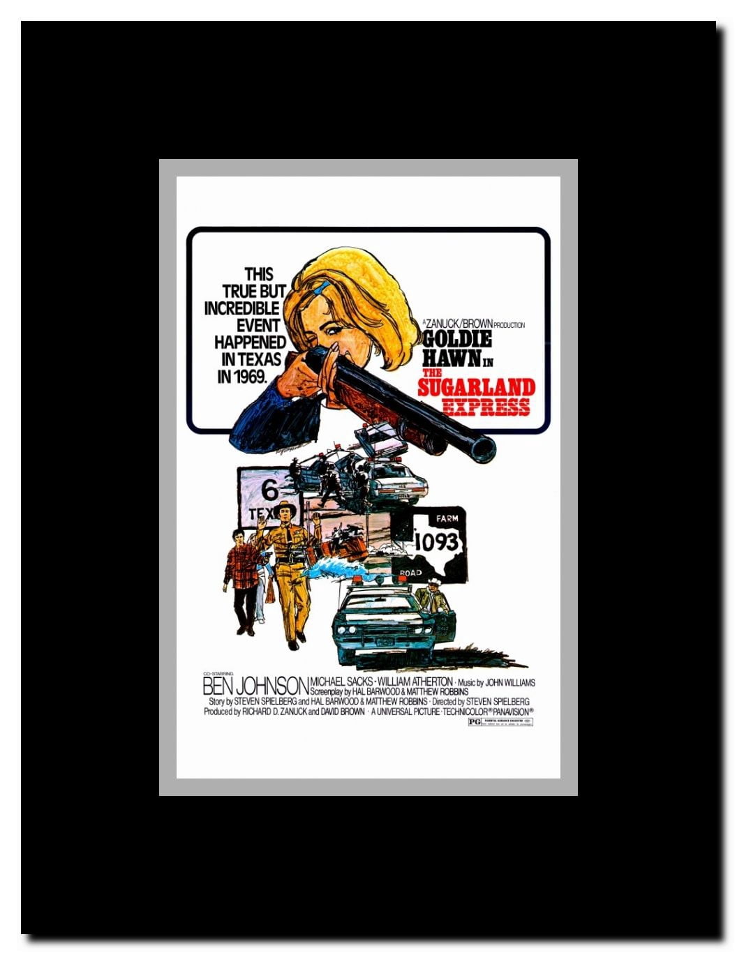 The Sugarland Express Framed Movie Poster
