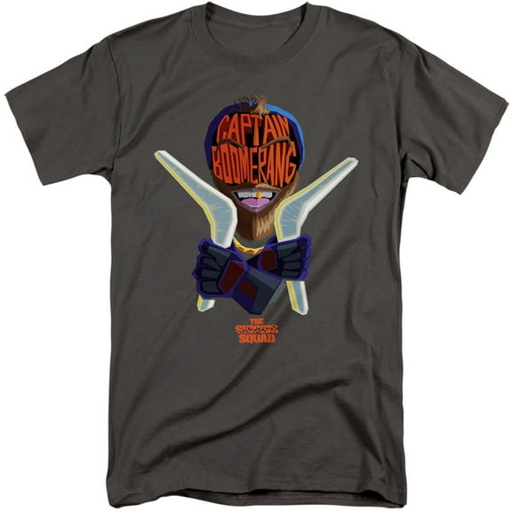 The Suicide Squad Boomerang Illustration Unisex Adult Tall T Shirt, Boomerang Illustration, X-Large