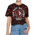 thumbnail image 1 of The Suicide Squad Harley Quinn Junior Women's Live Fast Die Clown Tie-Dye Crop top - Medium, 1 of 2