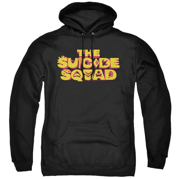 The Suicide Squad Symbol Logo Unisex Adult Pull-Over Hoodie, Symbol Logo, Large