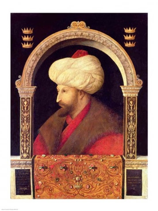 The Sultan Mehmet II Canvas Art - Giovanni Bellini (18 x 24)
