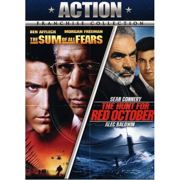 The Sum of All Fears / The Hunt for Red October  [DIGITAL VIDEO DISC] Ac-3/Dolby Digital, Dolby, Digital Theater System, Dubbed, O-Card Packaging, Subtitled, Widescreen