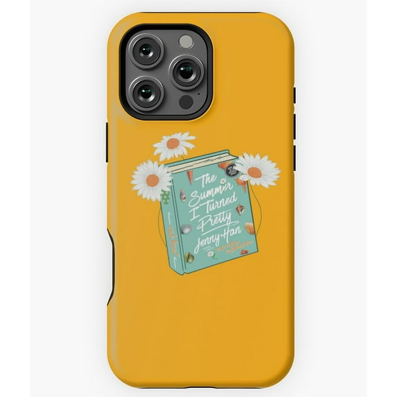 The Summer I Turned Pretty Book Cover Flowers Phone Case for iPhone 16 15 14 13 12 11 Pro Max