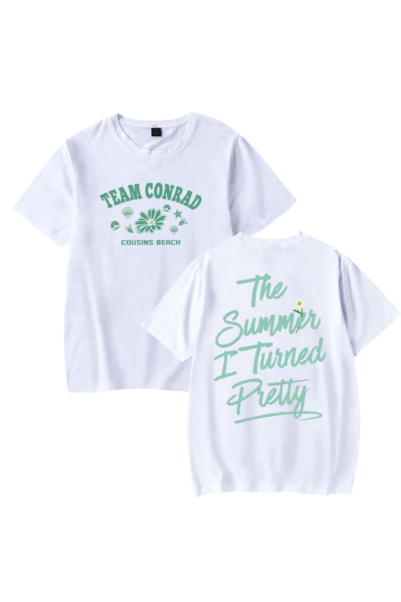 The Summer I Turned Pretty Cousins Beach T-shirt Team Conrad Team Jeremiah Merch Clothes