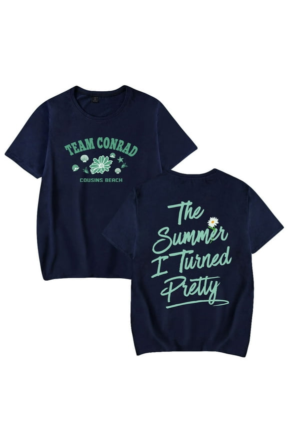 The Summer I Turned Pretty Cousins Beach T-shirt Team Conrad Team Jeremiah Merch Clothes