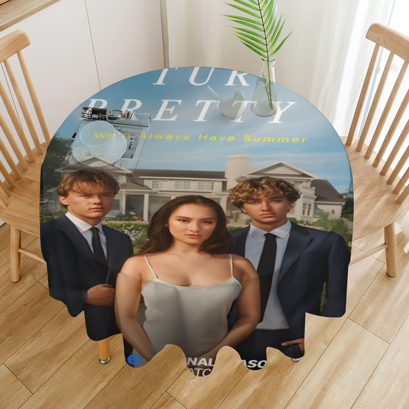 The Summer I Turned Pretty square tablecloth has an iconic print, fits ...