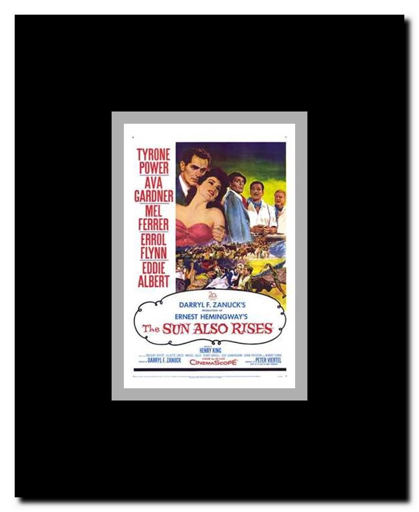 The Sun Also Rises Framed Movie Poster