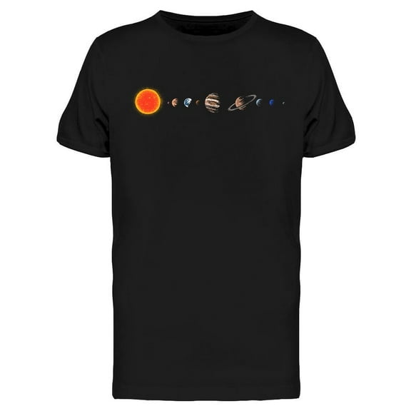 The Sun And Planets T-Shirt Men -Image by Shutterstock, Male XX-Large