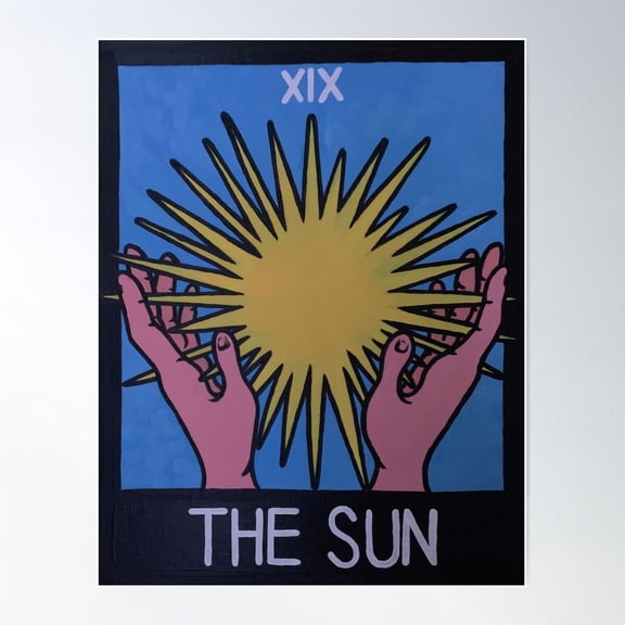 The Sun Poster Wall Art, Modern Wall Decor For Living Room Bedroom, 16x24 UNFRAMED