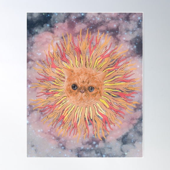 The Sun Poster Wall Art, Modern Wall Decor For Living Room Bedroom, 16x24 UNFRAMED