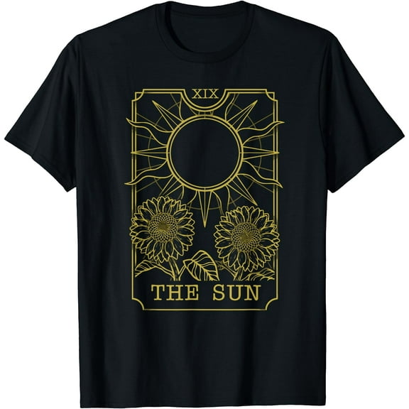 The Sun Tarot Card Sun Moon T-Shirt