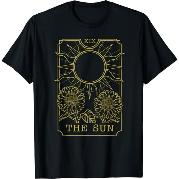 The Sun Tarot Card Sun Moon T-Shirt