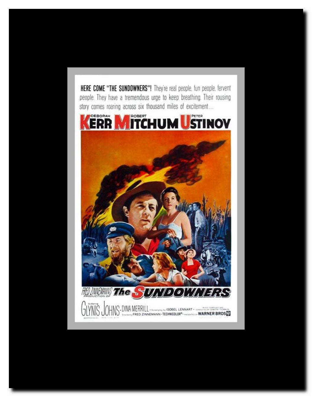 The Sundowners Framed Movie Poster