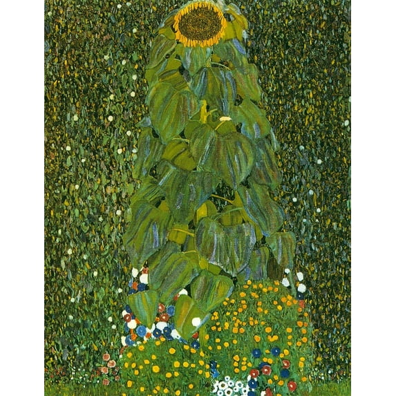 The Sunflower-Klimt - CANVAS OR FINE PRINT WALL ART