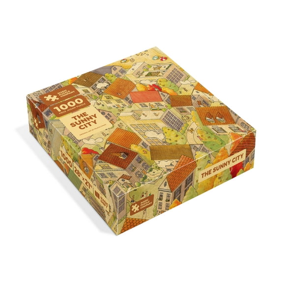 The Sunny City 1000-Piece Jigsaw Puzzle from The Magic Puzzle Company Series One