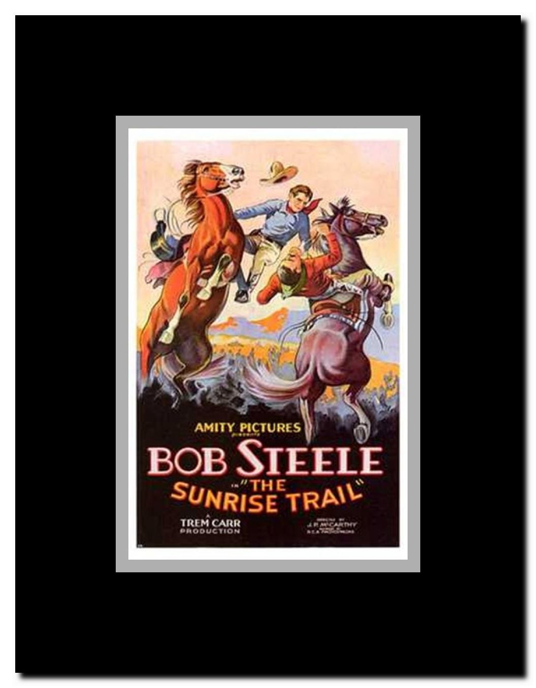 The Sunrise Trail Framed Movie Poster