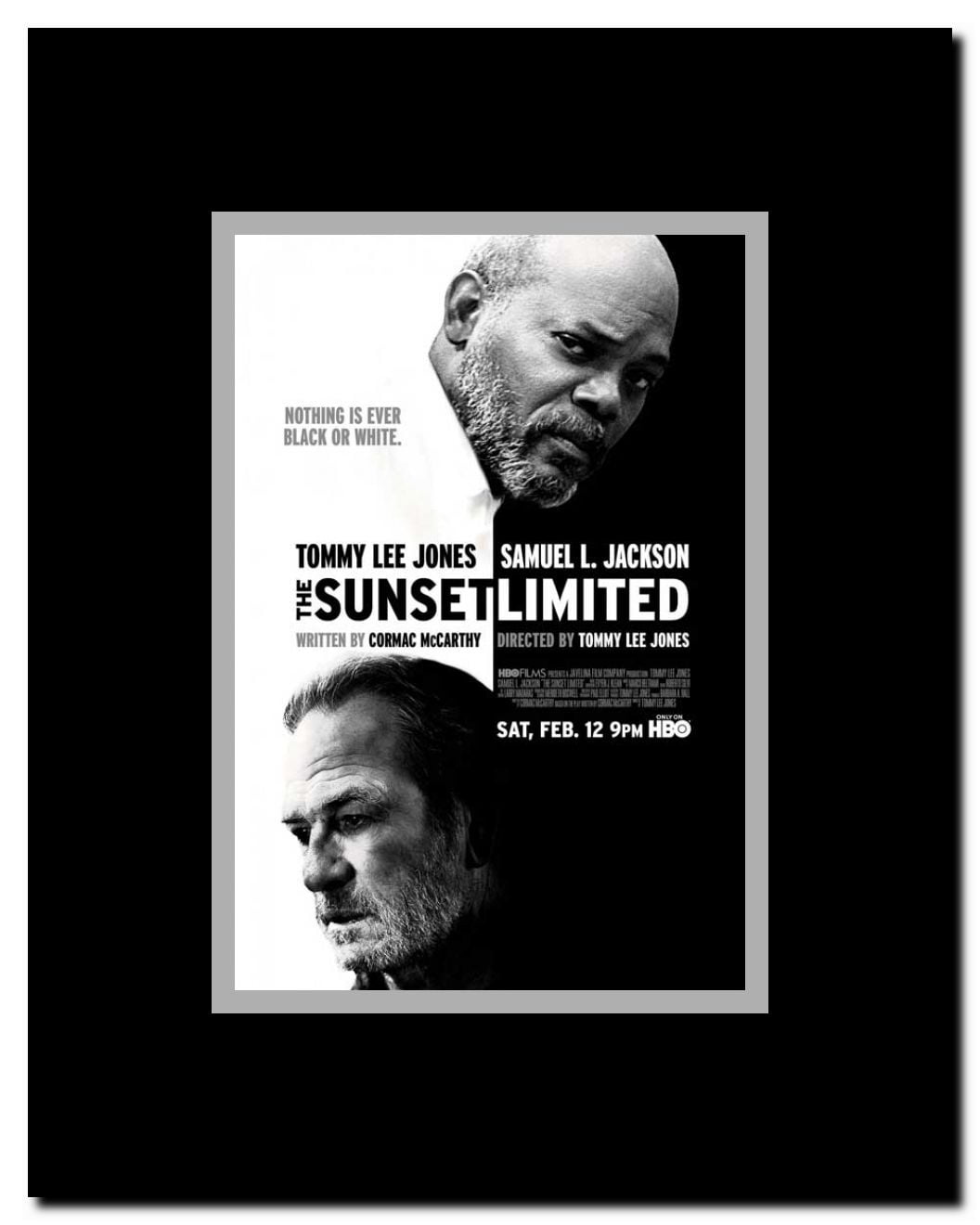 The Sunset Limited Framed Movie Poster