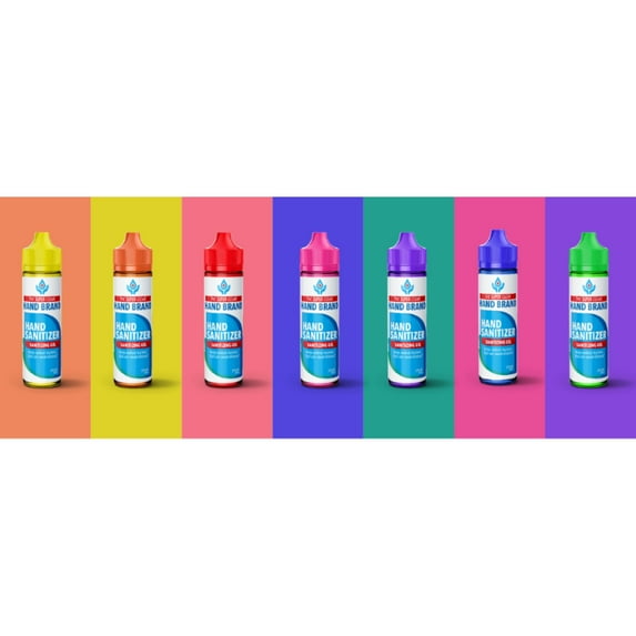 The Super Clean Hand Brand Hand Sanitizer Gel - 2 oz (5 Pack) - Lavender Scent