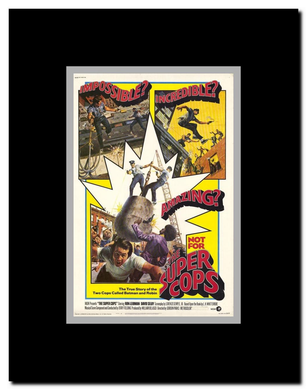 The Super Cops Framed Movie Poster