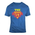 thumbnail image 1 of The Super Dad Novelty Tshirt Cool Happy Father Hero Tee Is A Great Gift T Shirt, 1 of 1