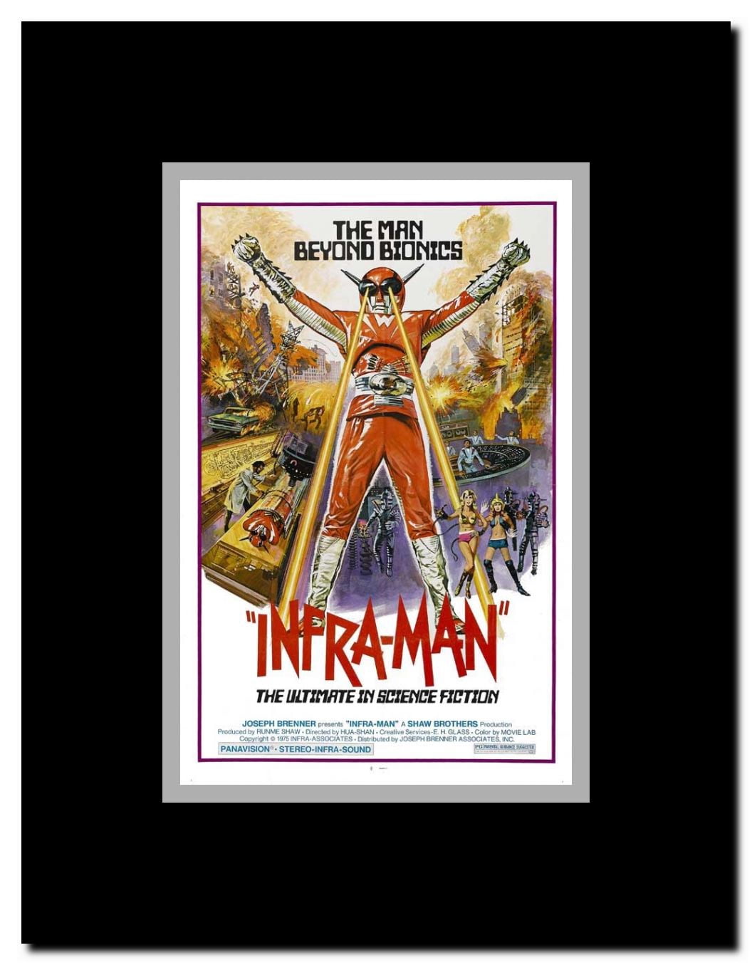 The Super Inframan Framed Movie Poster