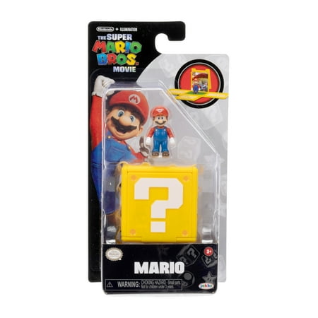 The Super Mario Bros. Movie 1.25 inch Mini Action Figure with Question Block Assortment