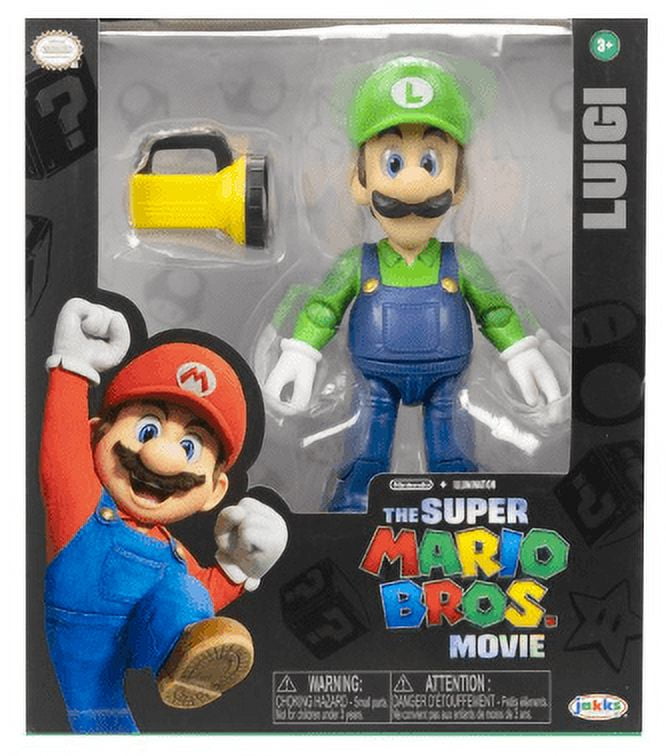 Jakks Pacific Super Mario Bros. Movie Luigi 5-in Action Figure