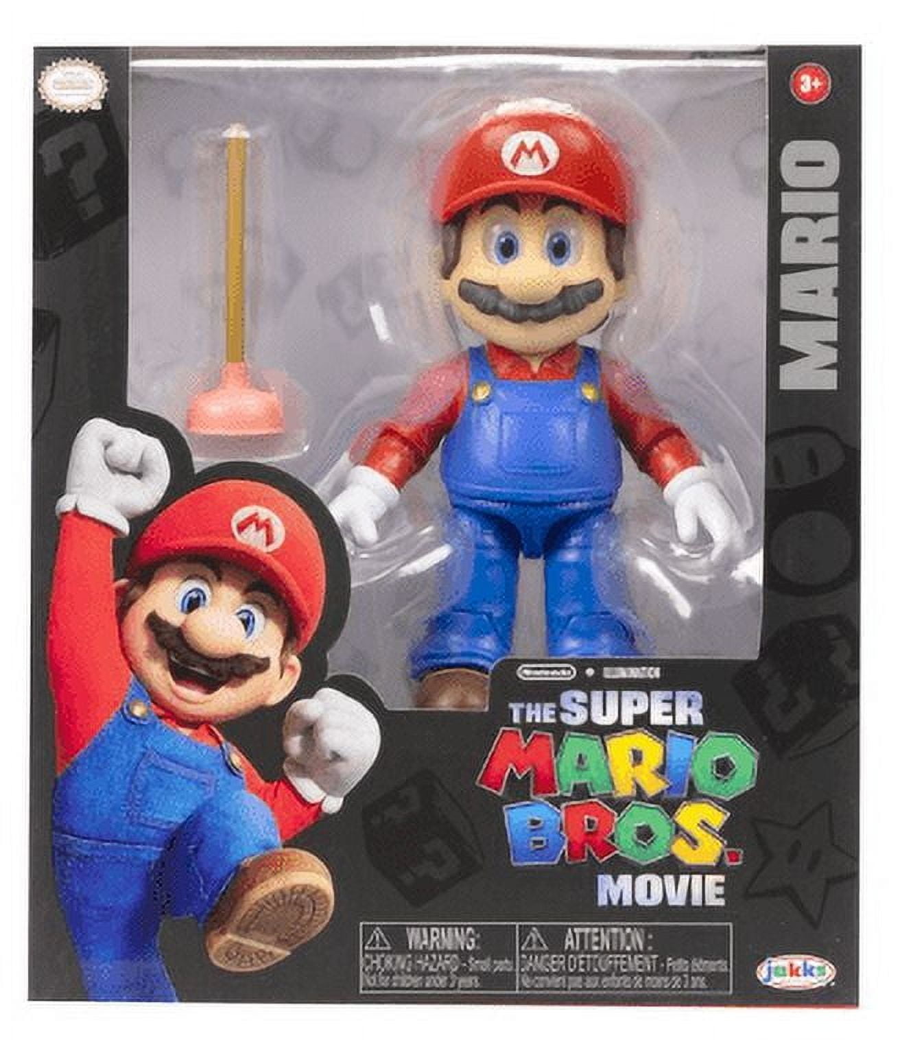 Super Mario Bros. 5-Inch Mario Action Figure with Plunger