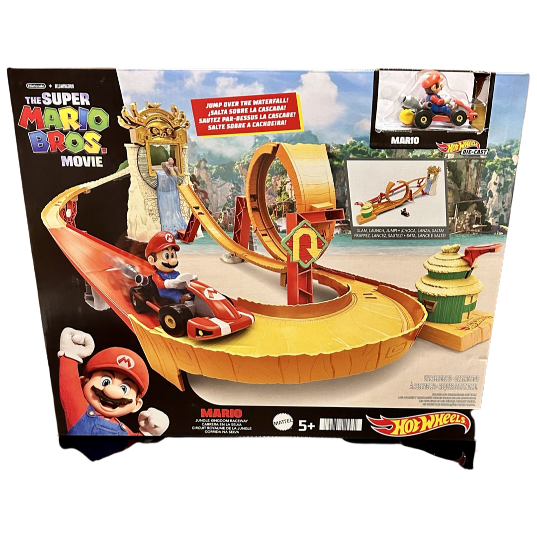 2023 Hot Wheels The Super Mario Bros. Movie MarioKart Illumination Race Car  NEW!