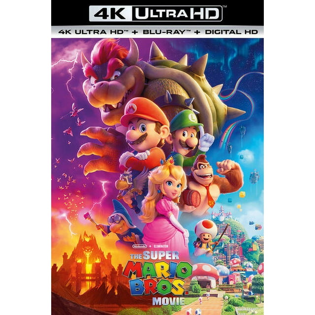 The Super Mario Bros. Movie (4K Ultra HD + Blu-ray + Digital Copy), Universal Studios, Kids & Family