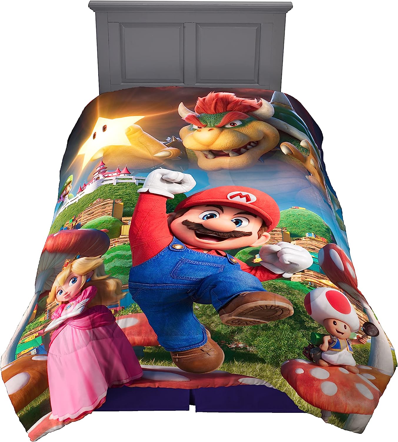 The Super Mario Bros. Movie Kids Bedding Super Soft Microfiber