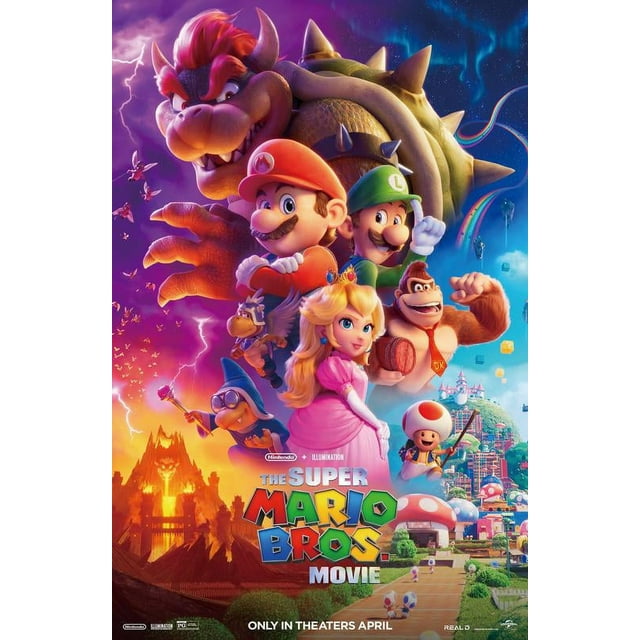 The Super Mario Bros. Movie Poster 16x24Inch,40x60cm poster, perfect ...